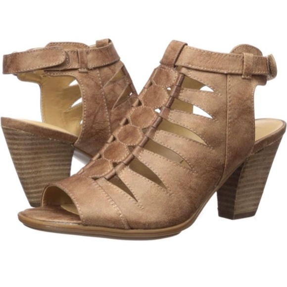 Naturalizer Shoes - Naturalizer Talan Peep toe Sandal Bootie EUC